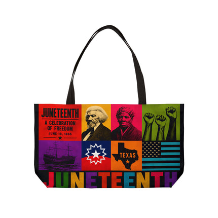Juneteenth Pop Heritage Weekender Tote