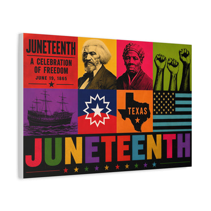 Juneteenth Pop Heritage Canvas Print