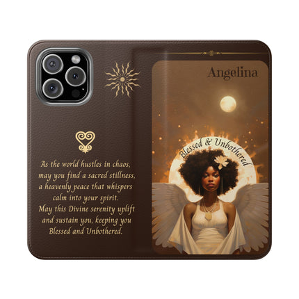 Blessed and Unbothered - iPhone Flip Case