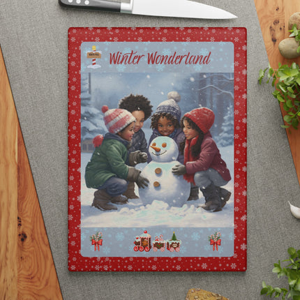 Winter Wonderland - cutting board