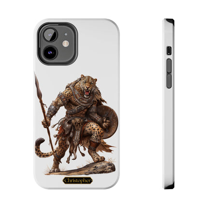 Thabo the Leopard – Spear of the Savanna - iPhone Case