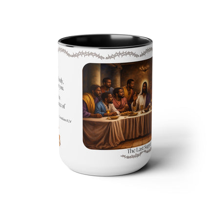 The Black Last Supper - 15oz mug
