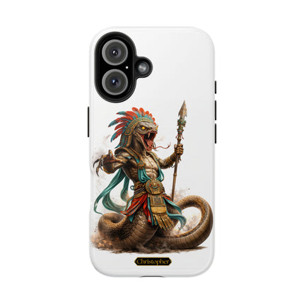 Xolotl the Cobra – Serpent of the Sun Temple - iPhone Case