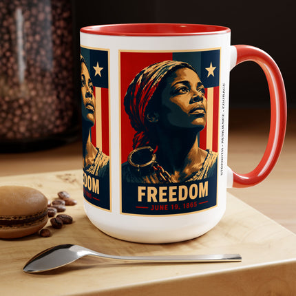 Juneteenth Freedom - 15oz Mug