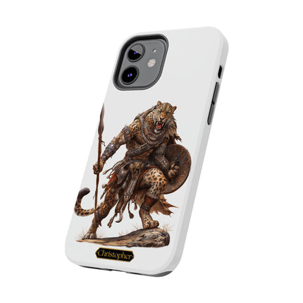 Thabo the Leopard – Spear of the Savanna - iPhone Case