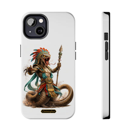 Xolotl the Cobra – Serpent of the Sun Temple - iPhone Case