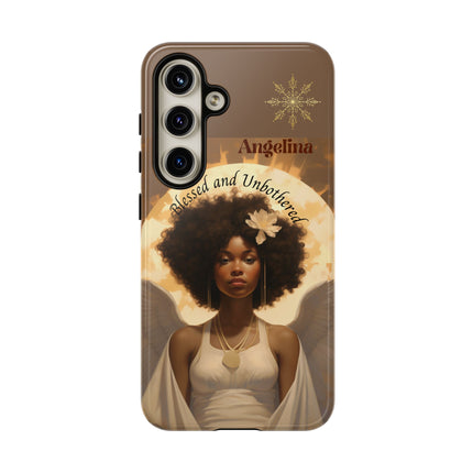 Blessed and Unbothered - Samsung Galaxy phone case - personalized
