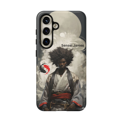Black Samurai Warrior - Samsung Galaxy phone case - personalized