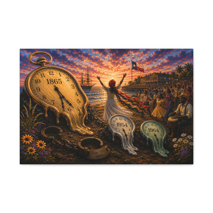 Juneteenth: The Long Arc of Freedom Canvas Print