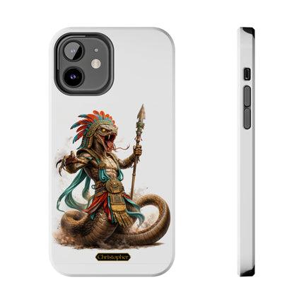 Xolotl the Cobra – Serpent of the Sun Temple - iPhone Case