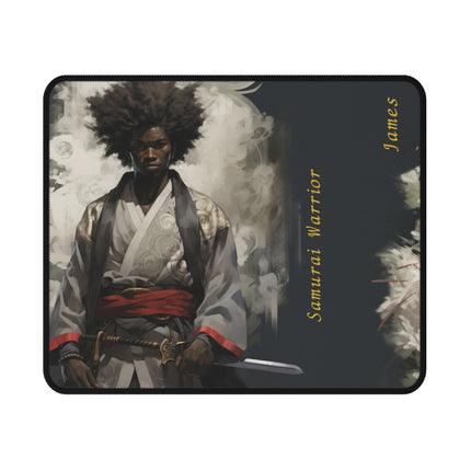 Black Samurai Warrior - mouse pad
