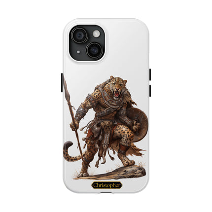 Thabo the Leopard – Spear of the Savanna - iPhone Case