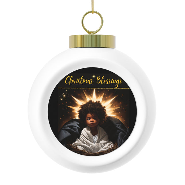 Christmas Blessings - ball ornament