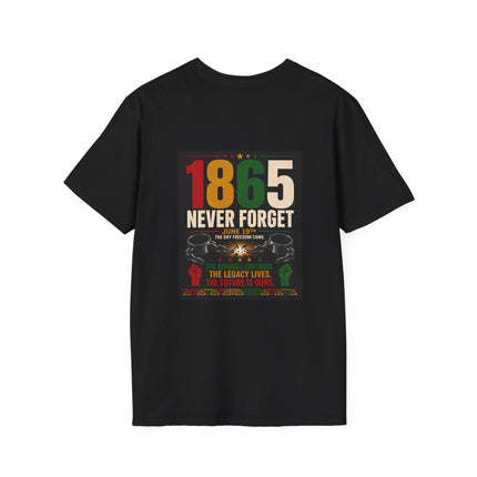 1865 Never Forget – Juneteenth Unisex Tee
