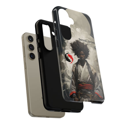 Black Samurai Warrior - Samsung Galaxy phone case - personalized