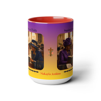Sunday Crowns of Faith - 15oz mug
