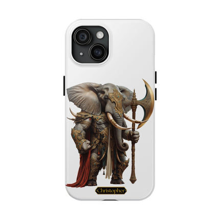 Rajah the Elephant – Guardian of the Golden Empire - iPhone Case