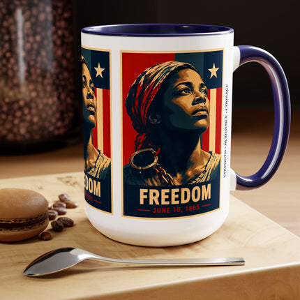 Juneteenth Freedom - 15oz Mug