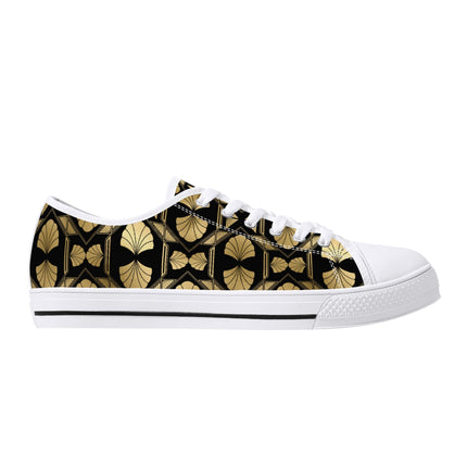 Gilded Glamour - Womens Canvas Sneakers