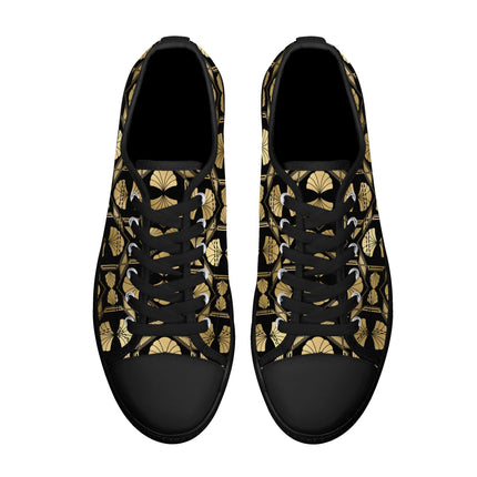Gilded Glamour - Womens Canvas Sneakers