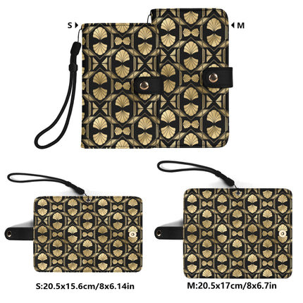 Gilded Glamour - Leather Phone Case