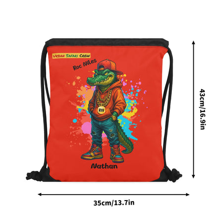 Roc Niles - Urban Safari Crew - drawstring bag