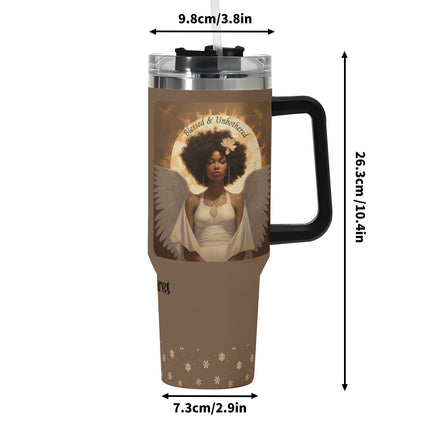 Blessed and Unbothered - Personalized 40oz Tumbler