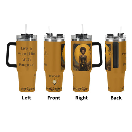 Live a Good Life With Purpose - Personalized 40oz Tumbler