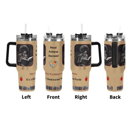 Its A Bookworms World - Personalized 40oz Tumbler