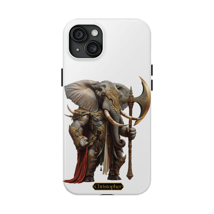 Rajah the Elephant – Guardian of the Golden Empire - iPhone Case