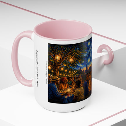 Juneteenth Night Swirls – 15oz Mug