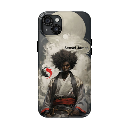 Black Samurai Warrior - iPhone Case - personalized