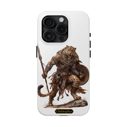 Thabo the Leopard – Spear of the Savanna - iPhone Case