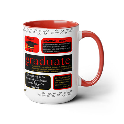 Graduation Mug - Class of 2026 - 15oz - color