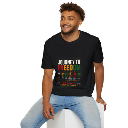 Journey To Freedom Juneteenth - T-shirt