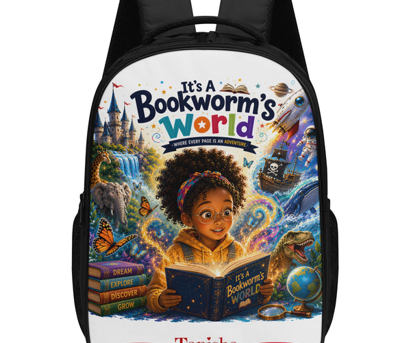 Its A Bookworms World™ School Backpack