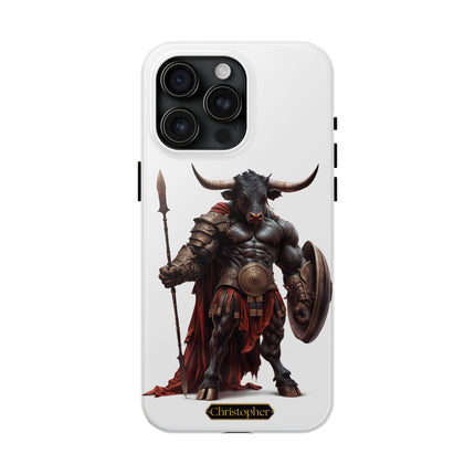 Leonas the Bull – Shield of Sparta - iPhone Case