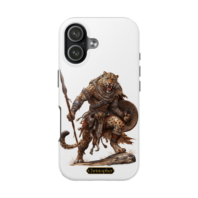 Thabo the Leopard – Spear of the Savanna - iPhone Case