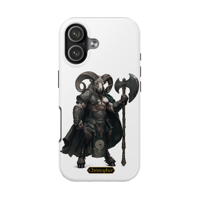 Caelan the Ram – Warden of the Clans - iPhone Case