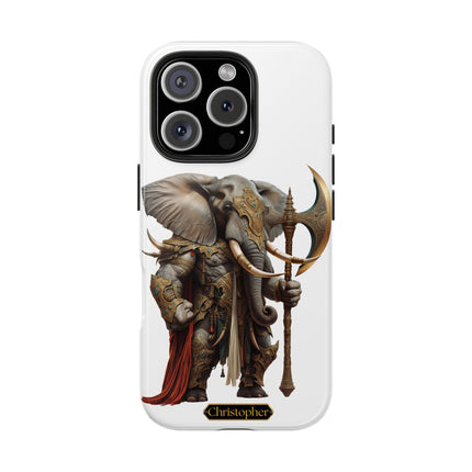 Rajah the Elephant – Guardian of the Golden Empire - iPhone Case