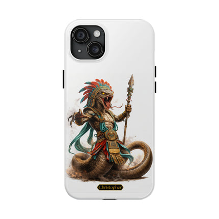 Xolotl the Cobra – Serpent of the Sun Temple - iPhone Case