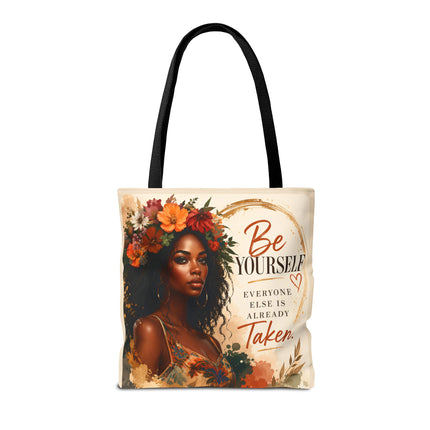 Be Yourself - Tote Bag - flowers