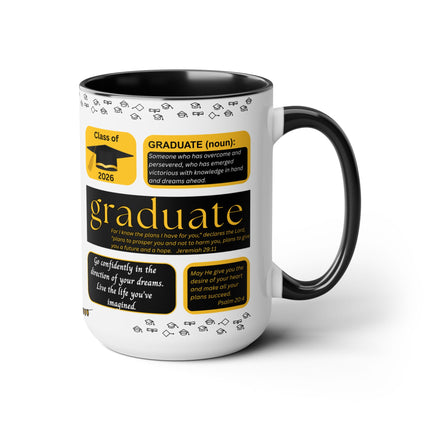 Graduation Mug - Class of 2026 - 15oz - color
