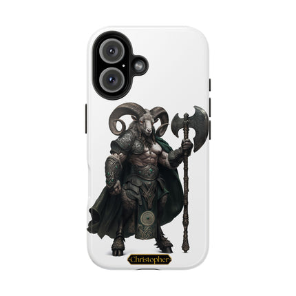 Caelan the Ram – Warden of the Clans - iPhone Case