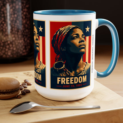 Juneteenth Freedom - 15oz Mug