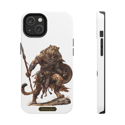 Thabo the Leopard – Spear of the Savanna - iPhone Case