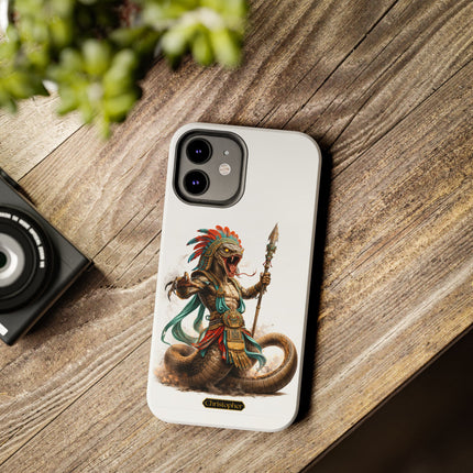 Xolotl the Cobra – Serpent of the Sun Temple - iPhone Case