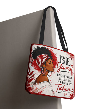 Be Yourself - Tote Bag - red