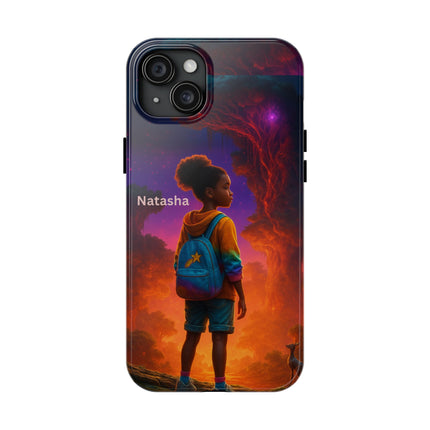Limitless Wonder - Girl - iPhone Case - personalized