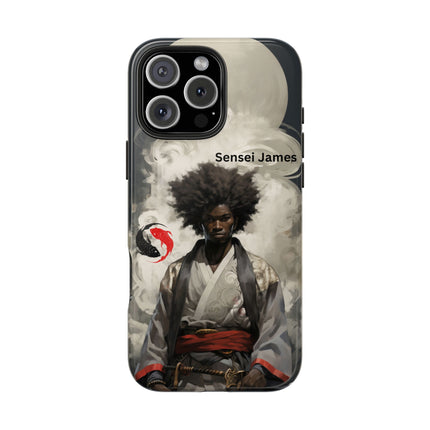 Black Samurai Warrior - iPhone Case - personalized
